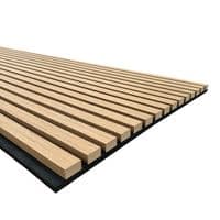Premium Natural Oak Acoustic Slat Wall Panel by Home Luxe Interior