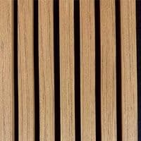 Premium Natural Oak Acoustic Slat Wall Panel by Home Luxe Interior