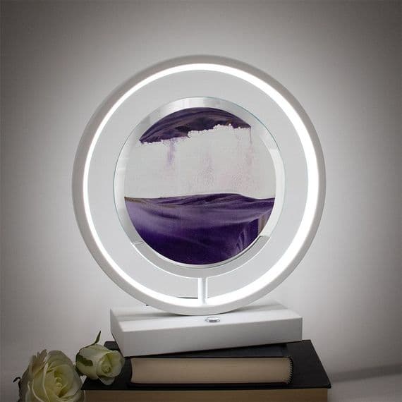 QUICKSAND LAMP LARGE PURPLE SAND