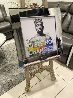 Rap Tupac Multicolor Wall Art Mirror Frame