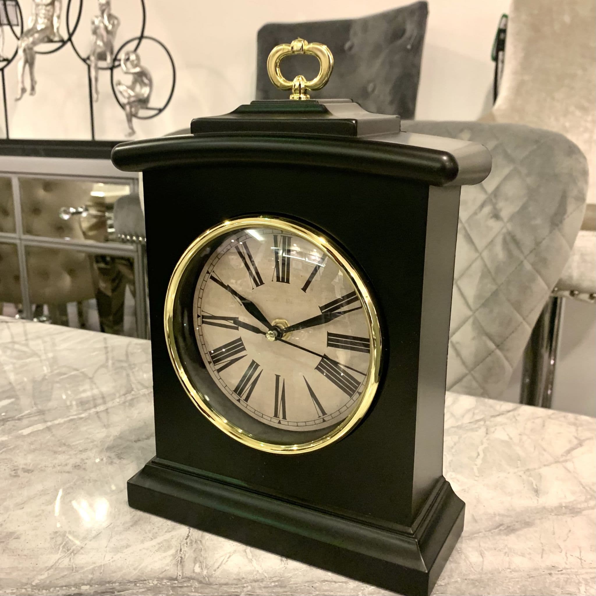 Rectangle Black Table Clock