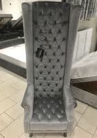 Regents High Back Porter Chair In Grey