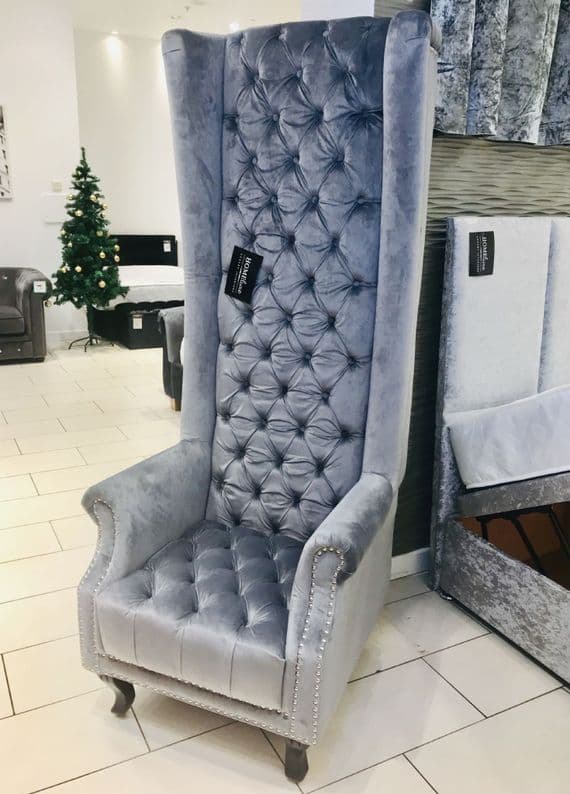 Regents High Back Porter Chair In Grey