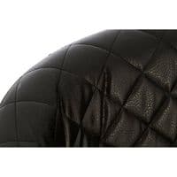Richy Black Faux Leather Wingback Armchair | Home Luxe Interior