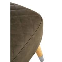 Richy Brown Faux Leather Wingback Armchair | Home Luxe Interior