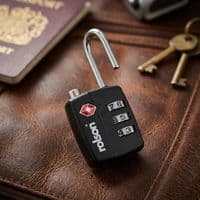 Rolson 30mm TSA Approved 3-Digit Combination Padlock for USA Travel