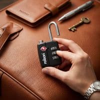 Rolson 30mm TSA Approved 3-Digit Combination Padlock for USA Travel