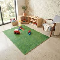 Rolson 6-Piece Grass Effect Interlocking Foam Floor Mat Set - 1.23m x 1.83m