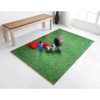 Rolson 6-Piece Grass Effect Interlocking Foam Floor Mat Set - 1.23m x 1.83m