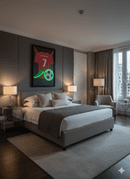 Ronaldo '7' Neon LED Wall Art - 40x60cm Football Shirt & Boot Decor USB