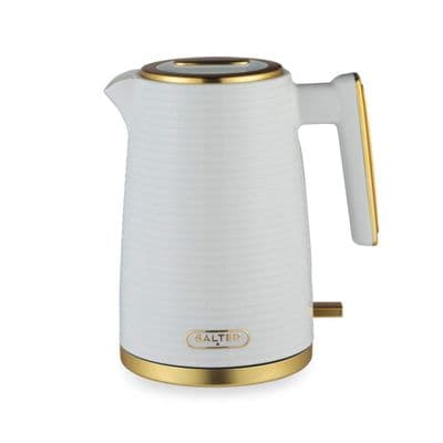 Salter Palermo White & Gold 1.7L Kettle Rapid Boil 3000W Electric Jug