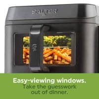 Salter VertiCook View 9L Dual Air Fryer Black Vertical Design