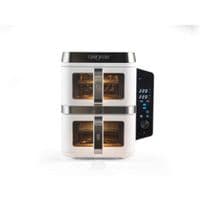 Salter VertiCook View 9L Dual Air Fryer White Vertical Design
