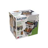 Salter VertiCook View 9L Dual Air Fryer White Vertical Design