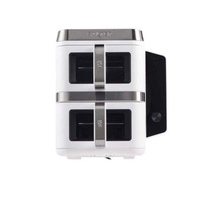 Salter VertiCook View 9L Dual Air Fryer White Vertical Design