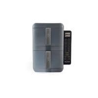 Salter VertiLayer Stackable Dual Air Fryer 9L Grey Vertical Design