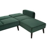 Serene 3 Seat Green Sofa Bed – Home Luxe Interior