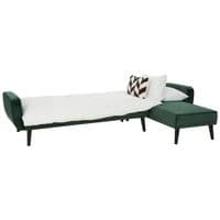 Serene 3 Seat Green Sofa Bed – Home Luxe Interior