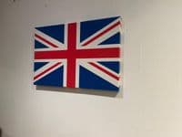 Set Of 6 Union Jack Canvas Wall Art