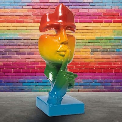 SILENCE RAINBOW STATUE