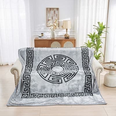 Silver Greek Design Rashel Blanket 4kg Heavy King Size 200x240cm