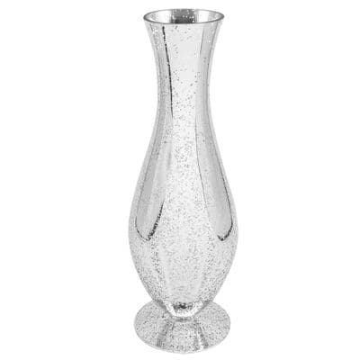 Silver Sparkle Vase 40Cm