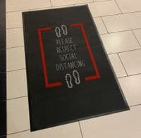 Social Distancing Rubber Floor Mats 90cm x 150cm