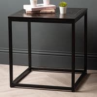 Solenn Design Black End Table