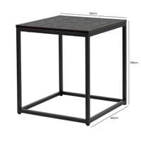 Solenn Design Black End Table