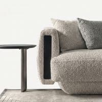 Sovana Cream Bouclé 232cm Sofa - Luxury Floating Base & Inset Arms