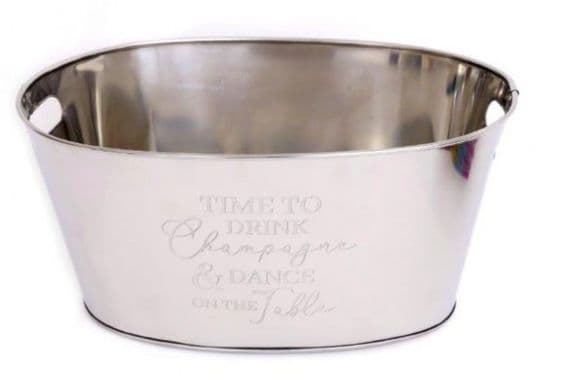Stainless Steel Engraved Wine Cooler