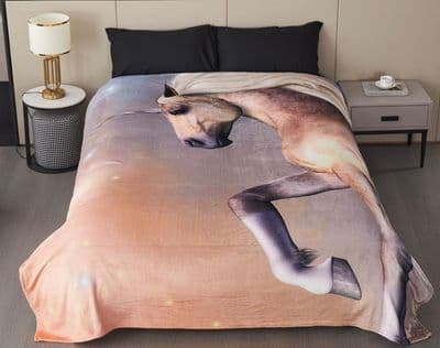 Supersoft Digital Print Blanket Unicorn  🦄✨