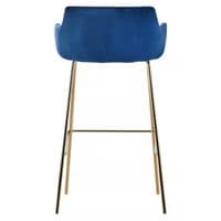 Tamzin Blue Velvet Low Back Bar Chair – Home Luxe Interior
