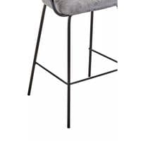 Tamzin Grey Faux Leather Bar Chair – Home Luxe Interior