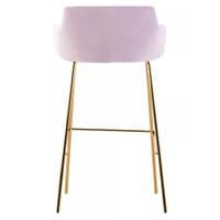 Tamzin Pink Velvet Low Back Bar Chair – Home Luxe Interior