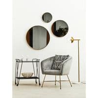 Trento Cart with Grey Glass Top – Home Luxe Interior