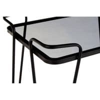 Trento Cart with Grey Glass Top – Home Luxe Interior