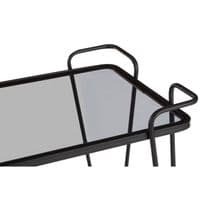 Trento Cart with Grey Glass Top – Home Luxe Interior