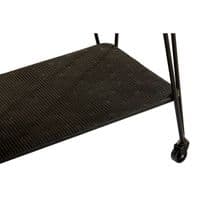Trento Cart with Grey Glass Top – Home Luxe Interior