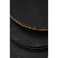 Varana Nest of Three Black Marble Top Tables - Home Luxe Interior