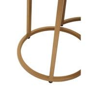 Varana Nest of Three Black Marble Top Tables - Home Luxe Interior