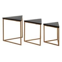 Varana Nest of Three Triangular Tables - Home Luxe Interior