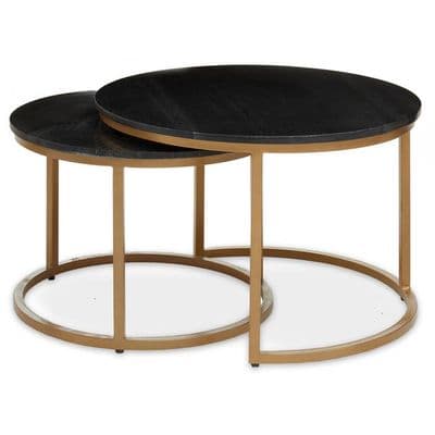 Varana Nest of Two Round Tables - Home Luxe Interior