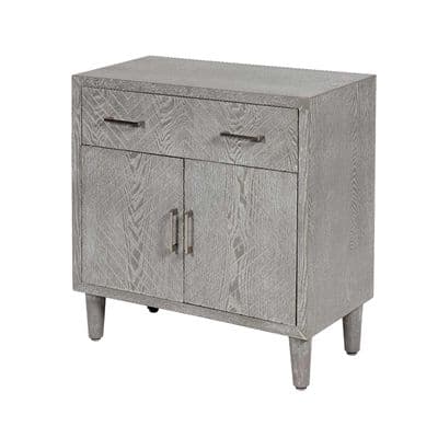 Venus 1 Drawer 2 Door Cabinet Grey Wash Elm