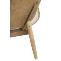 Vinsi Beige Chair With Winged Back – Home Luxe Interior