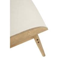 Vinsi Beige Chair With Winged Back – Home Luxe Interior