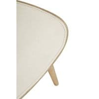 Vinsi Beige Chair With Winged Back – Home Luxe Interior