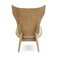 Vinsi Beige Chair With Winged Back – Home Luxe Interior