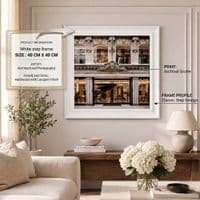 White Step Frame Dolce & Gabbana Wall Art 40x40cm