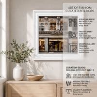 White Step Frame Dolce & Gabbana Wall Art 40x40cm